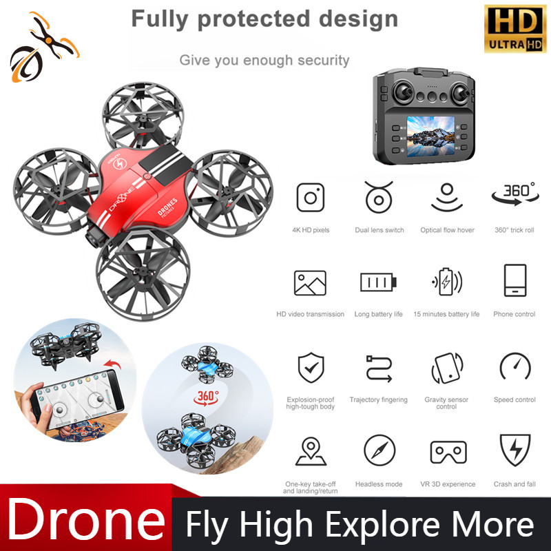 ใหม่ Mini Drone 812PRO อาชีพ H - Drone Kit Tricopter บทวิจารณ์และราคา